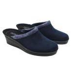 Rohde slipper blauw textiel 2459